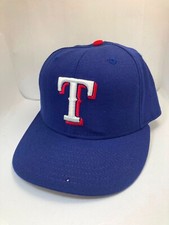 Texas Rangers Baseball Cap / Hat MLB Fitted 7 1/2 New Era Made in USA
