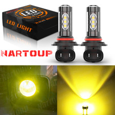 Hb3 9005 Smd 3005 Car New Led Fog Daytime Running Light Lamps Bulb Drl Yellow
