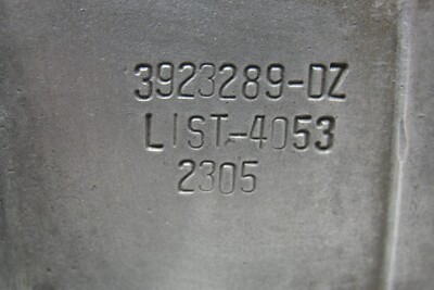 RARE 3923289-DZ #4053 DZ HOLLEY CARBURETOR 1969 CAMARO Z-28