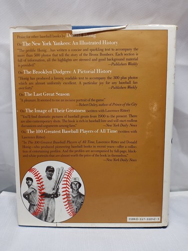 The American League Hardcover Book By Donald Honig 1983 - Imagen 4 de 4