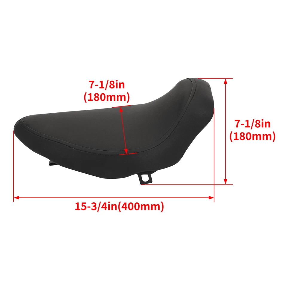 Asiento individual de motocicleta para Harley Davidson Electra Glide FX FL 1965-1984 1970 Foto 3 de 4