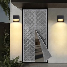 Insulated Door Curtain Thermal Magnetic Self-Sealing Door Screen for Winter