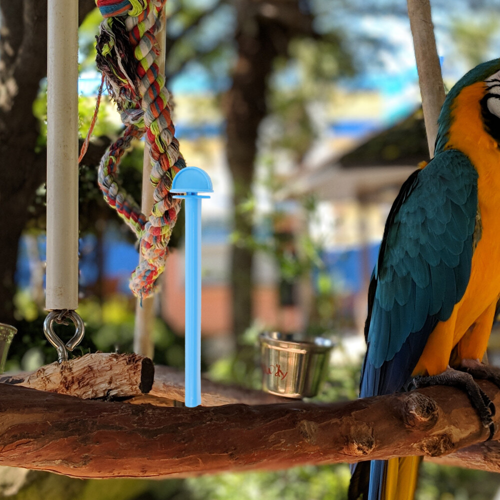 10Pcs Plastic Bird Perches for Budgies Love Birds Finches (Red/Blue) eBay