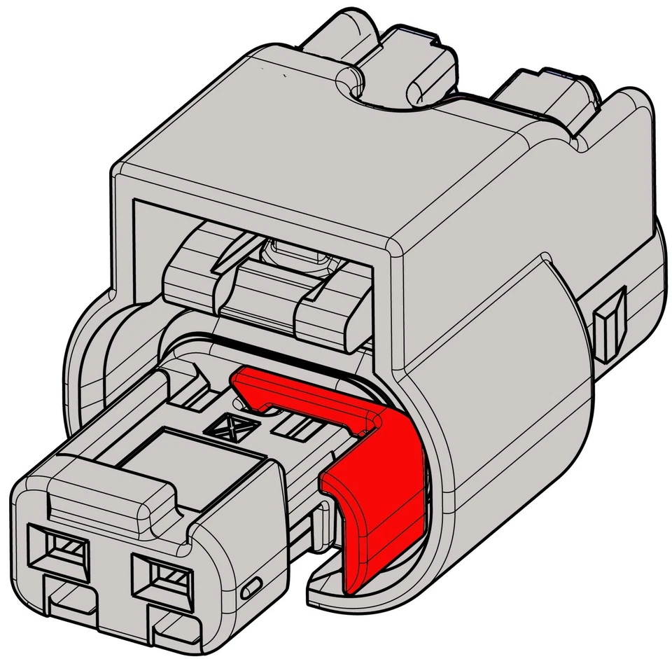 Juego de 6 conectores bobina de encendido Dodge Chrysler pa66-gf15 (se adapta a bobina 5149168AH) Foto 2 de 4