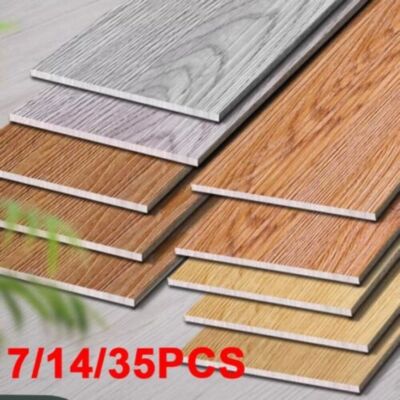 5m² Vinylboden PVC Bodenbelag Selbstklebend Vinyl Dielen Plank Boden Fliesen 35x