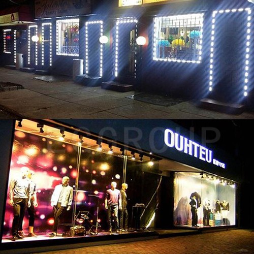 40' ft Multi-color Store Front LED Window Light Module with power supply +Remote - Picture 6 of 38