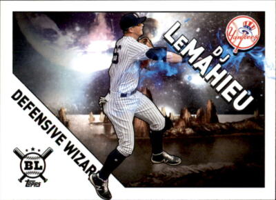 2020 Topps Big League DJ LEMAHIEU Defensive Wizards Insert Yankees #DW-5