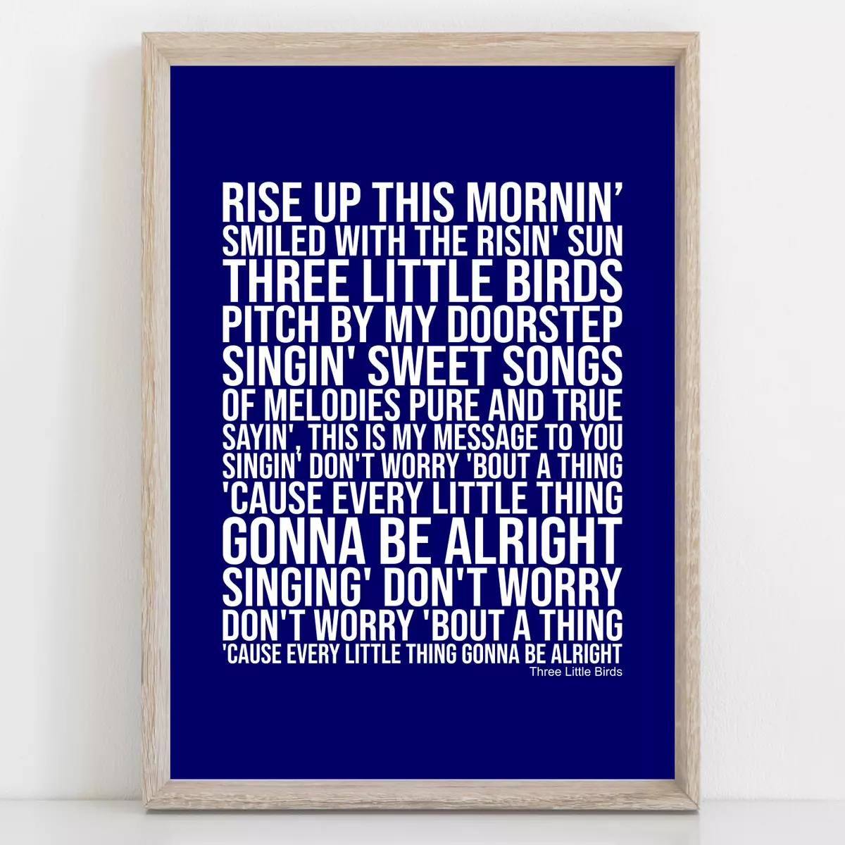 Bob Marley Lyrics Wall Art for Sale