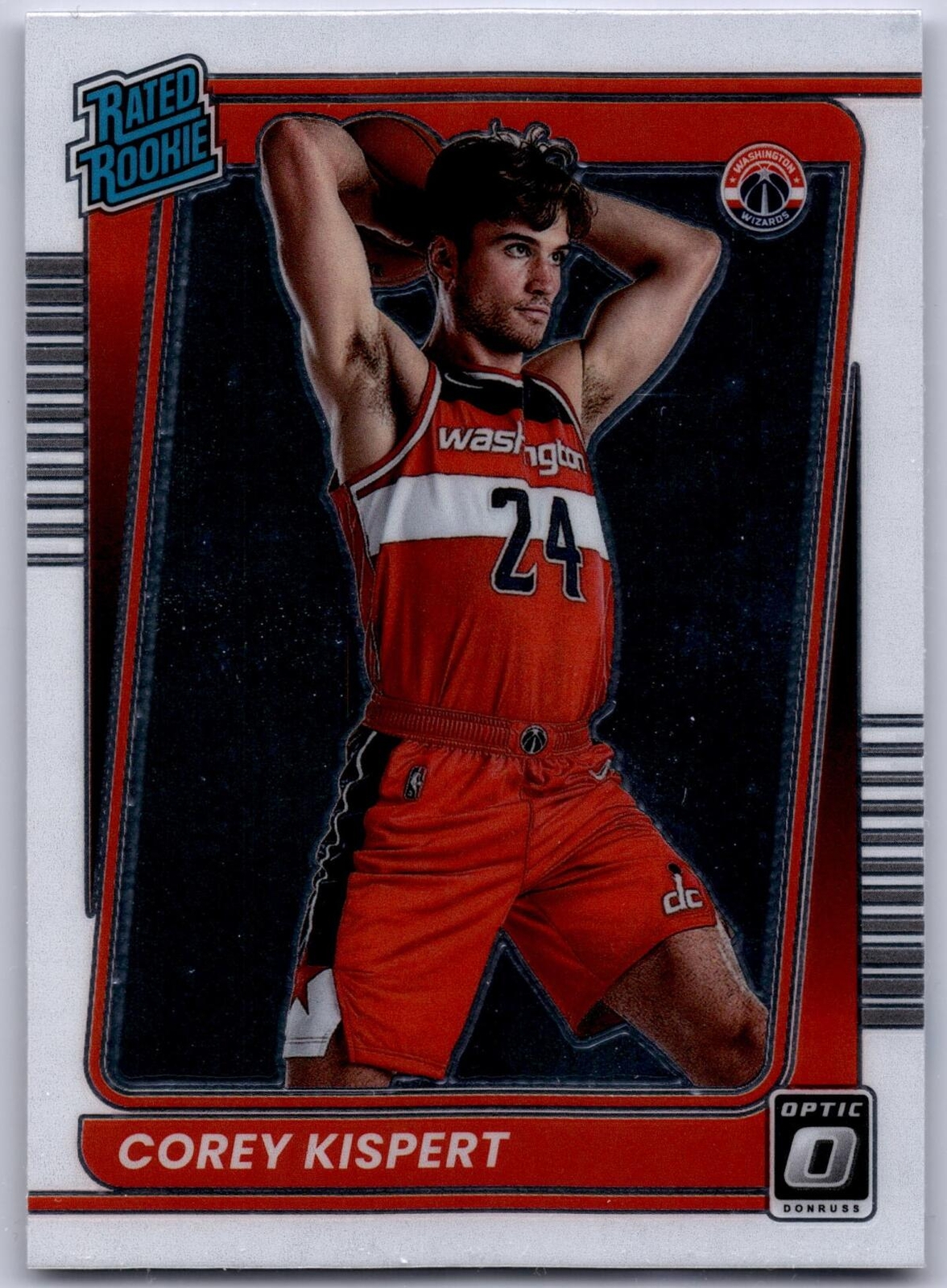 2021-22 DONRUSS OPTIC #183 COREY KISPERT RATED ROOKIES RC NM-MT WIZARDS