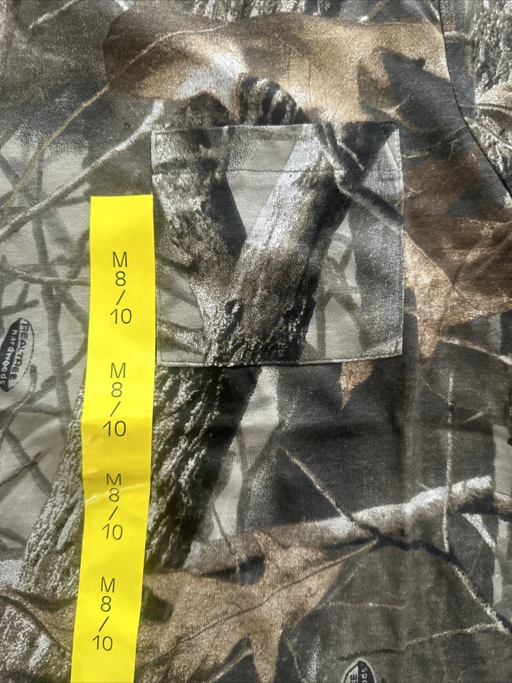 Youth Boys Winchester Camo Tee Shirt Medium Vintage Realtree Hardwoods NWT - Image 2 of 4