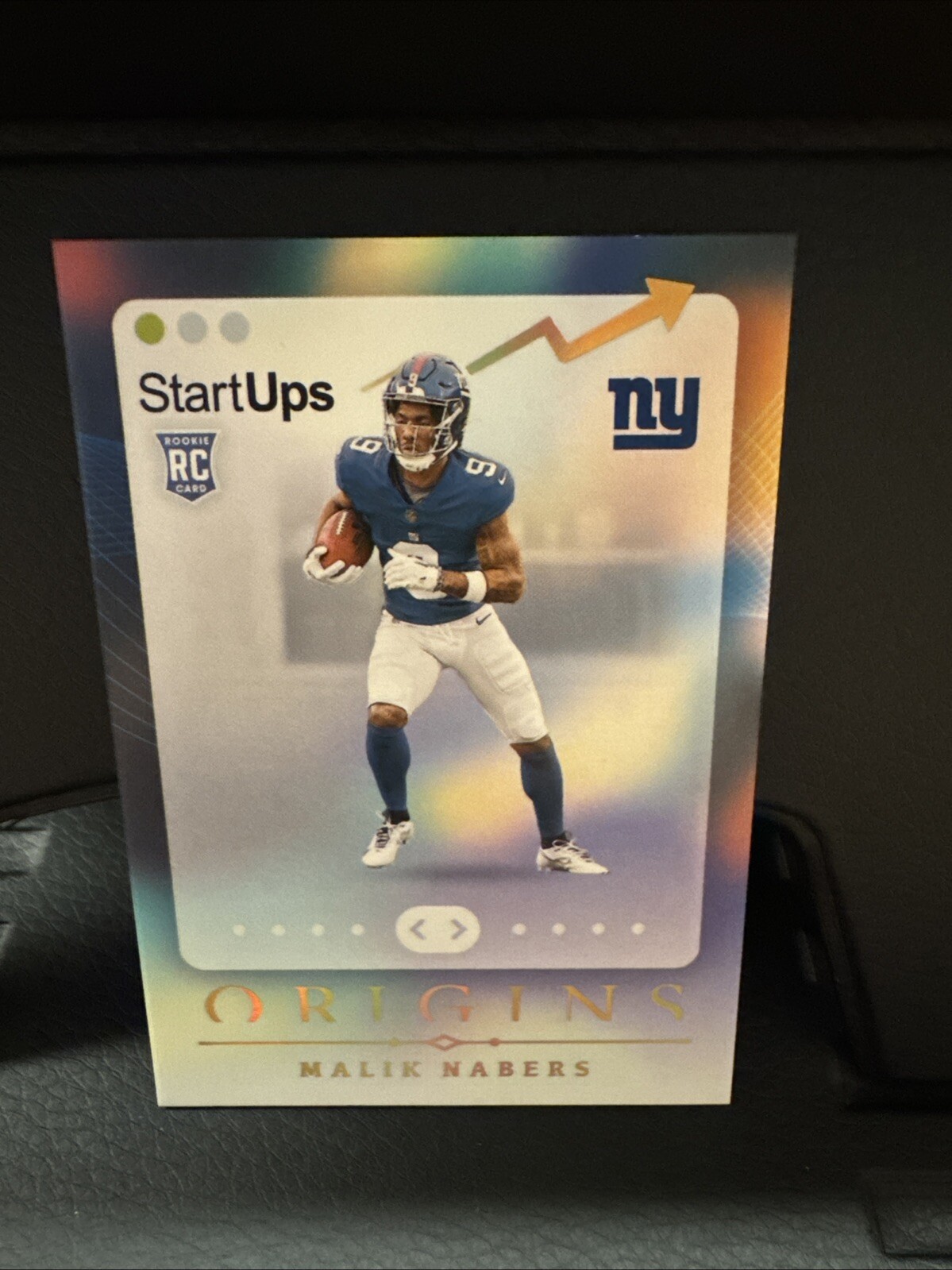 2024 Panini Origins Malik Nabers Start-Ups RC #7 Giants