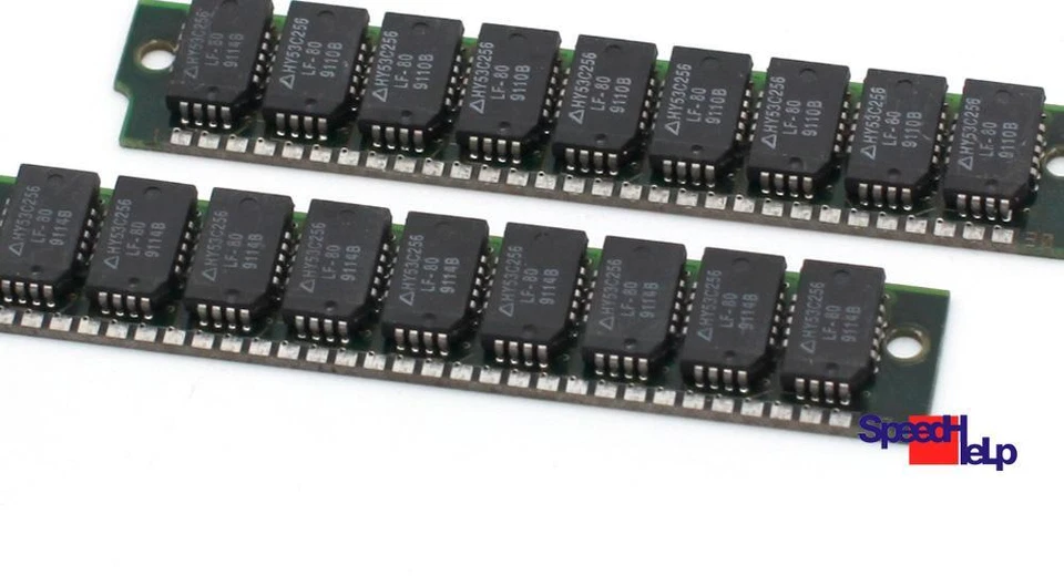 Simm 512KB Hyundai HYM5C9256LFM-80 HY53C256 RAM 2x256KB 30-POL Pin 286 386 SX XT - Image 3 of 3