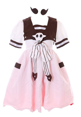 MN-165 Toilet-Bound Hanako-kun Nene Yashiro weiß Totenkopf Kleid Cosplay Kostüm