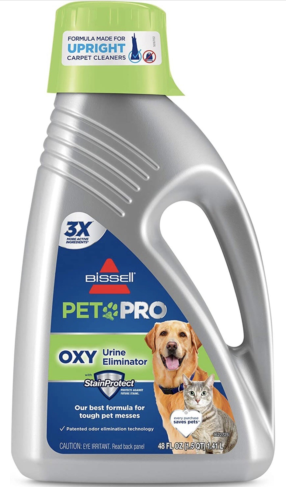 Bissell OMF002 Pet Pro Oxy Urine Eliminator, 48 oz, 3x More Active