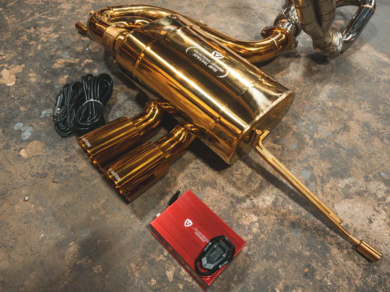 Valvetronic Designs Gold Valved Catback Exhaust For 2010-2020 Lotus Evora 3.5L