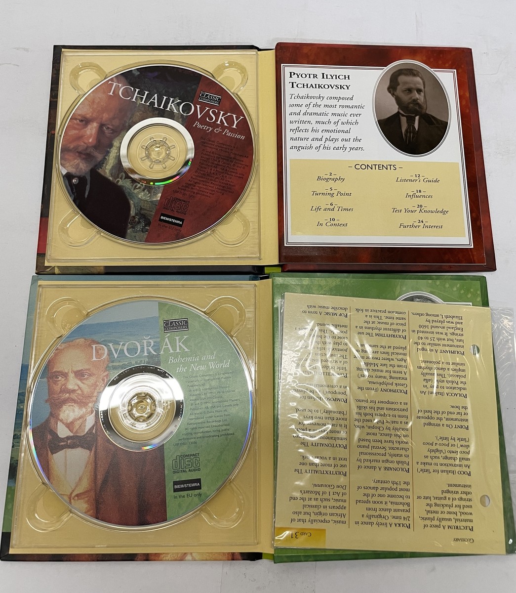 Set of 7 The Classic Composers Late Romantic Series CDs Vol