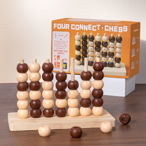 Puzzle Four in A Row Bingo Chess Educational Chess Connect Game Children Gifts - Picture 11 of 14
