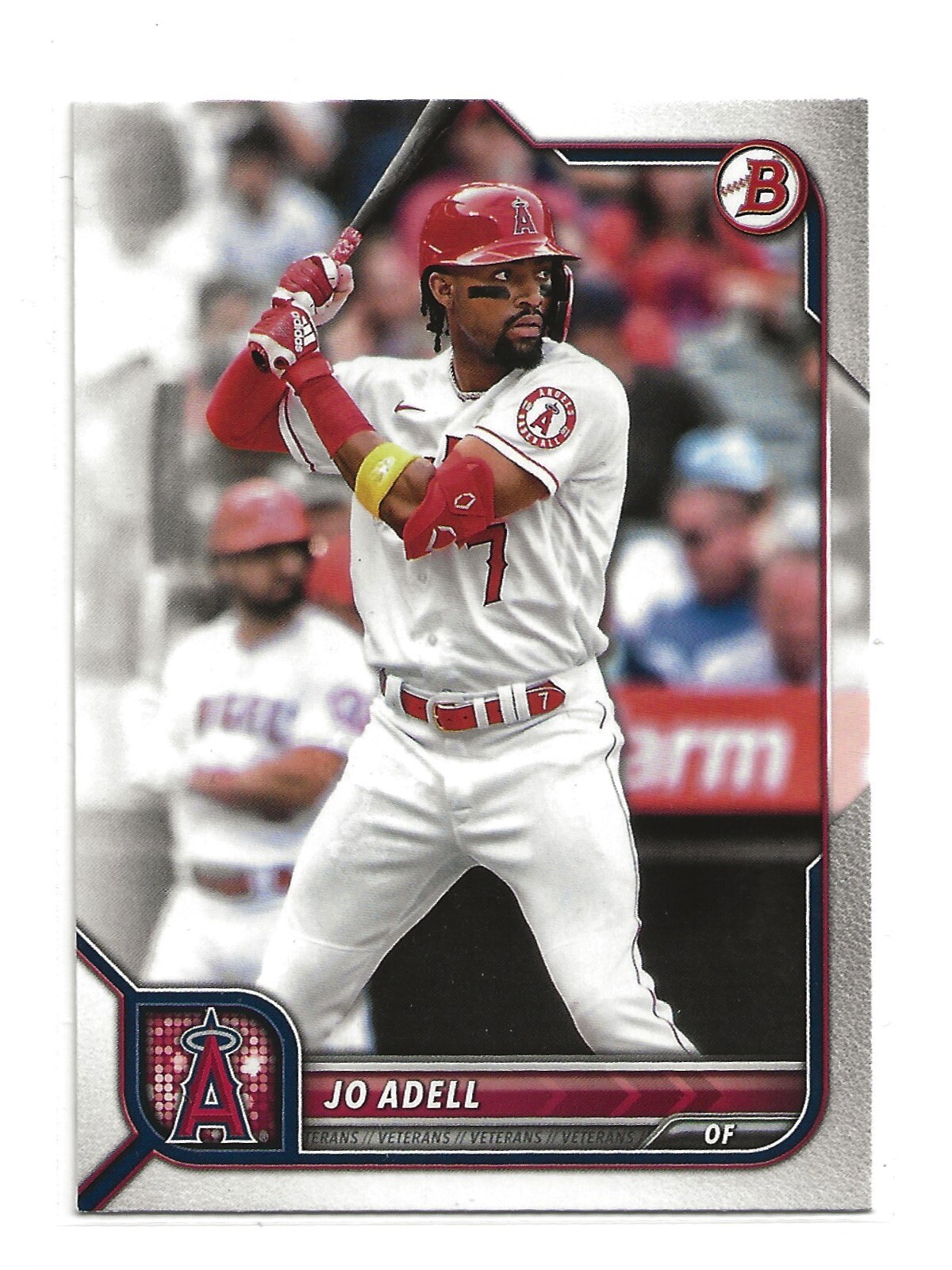 JO ADELL 2022 Bowman Base Card Los Angeles Angels (#85)
