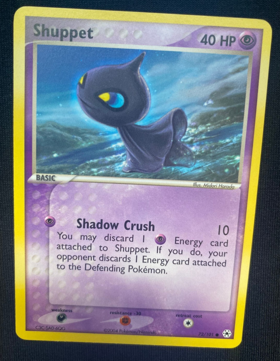 Shuppet 72/101 Pokemon Hidden Legends Regular (NM)
