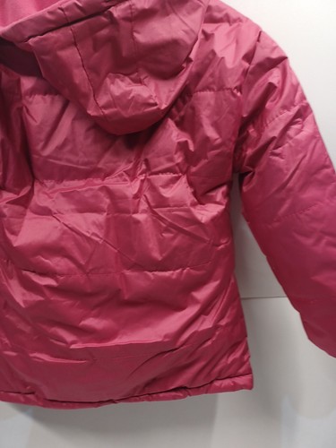 Women's Quilted Fleece Lined Long Sleeve Full Zip Puffer Bomber Jacket With Hood - Picture 8 of 14