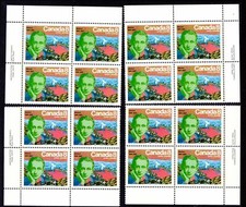 CANADA - SCOTT 654 - VFNH - M/S PLATE BLOCK - GUGLIELMO MARCONI - 1974