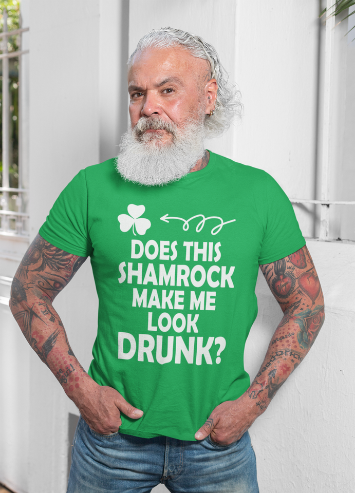 T-shirt St Patrick's Day Trèfle (Shamrock) - Choix De Style Et Taille, Coton, Fait Aux USA