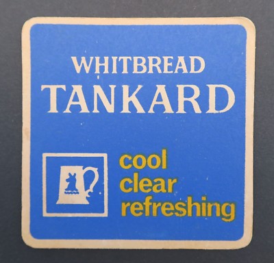 Antique WHITBREAD TANKARD Coaster Beer Deckel 10 Beer Souser