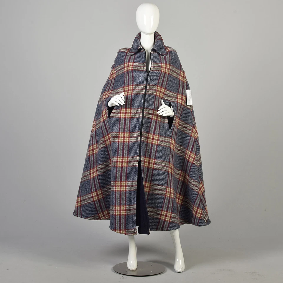 Pequeña Maxi Manta a Cuadros Capa Capa Evermore Otoño Otoño Folklore Capa