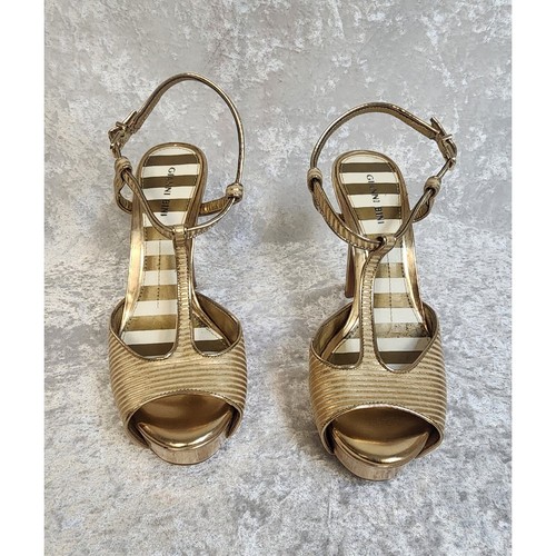 Gianni Bini Womens Gold Pump-Size 8.5M - Picture 5 of 8