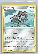Klang 103/172 Stelle Brillanti Tipo Metallo Stage 1 Guard Press Carta Pokemon TCG