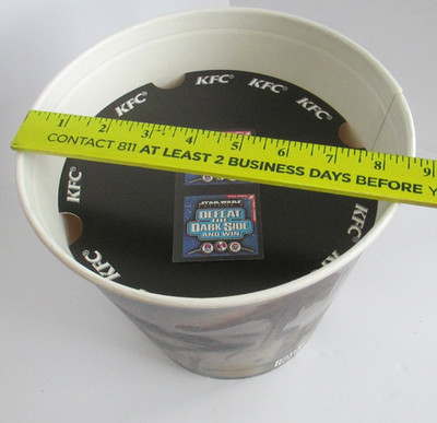 Star Wars Episode 1 KFC Battle Droid Bucket with POG Topper 1999 Vintage   BSMT