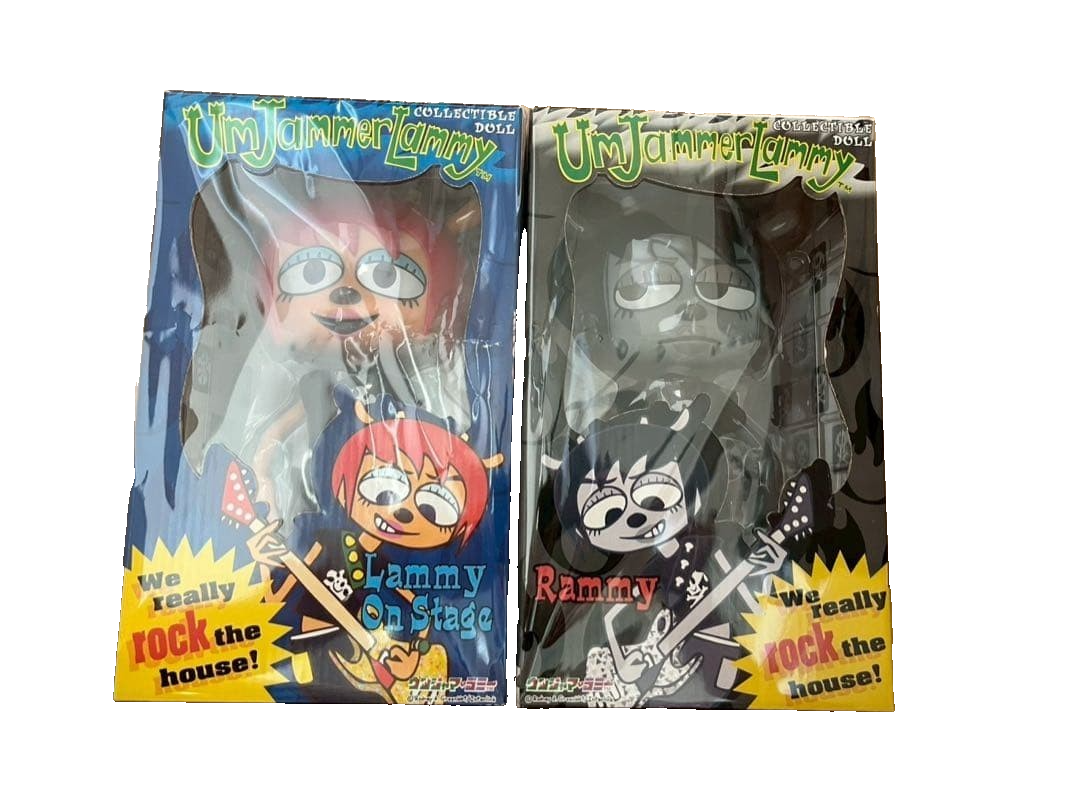 Um Jammer Lammy Soft Vinyl Figure Doll Lammy Rammy Set of 2