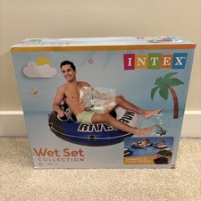 Intex River Run 1 Wet Set Collection Inflatable Water Float Tube 53" Diameter