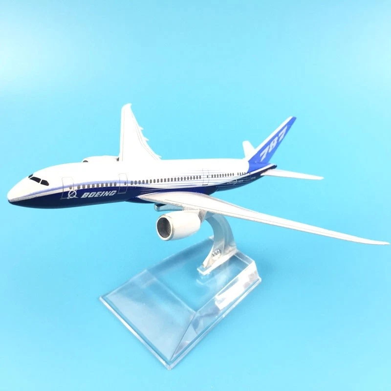 Modellino aereo pressofuso in lega 1:400 16 cm Boeing 787 Prototype ZA001... - Immagine 3 di 4