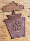 Civil War US Soldier Veteran Badge 1911 Rochester NY Encampment PA GAR