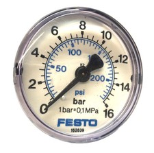 Festo Pressure Gauge 162839 NOS
