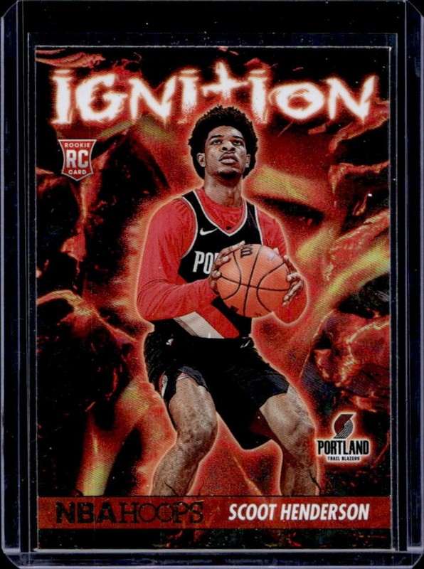 2023-24 Panini Hoops Scoot Henderson Ignition RC Rookie #22 Trail Blazers