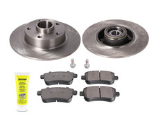 FOR RENAULT MEGANE 1.5 GRAND SCENIC REAR BRAKE DISC AND PADS OE QUALITY 