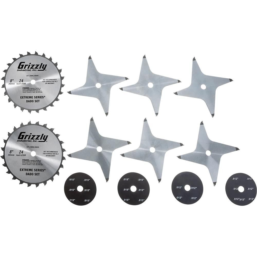 T26696 Grizzly Extreme Series 8" Dado Set