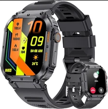 2025 Executive Smart Watch HD Display Call Text iPhone Samsung Android Ready