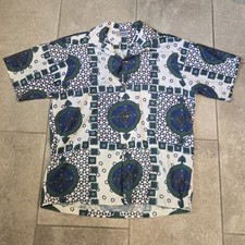 Vtg Andrade Resort Shops Honolulu Hawaiian Shirt Sz M Tropical Resort Beach