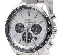 MINT SEIKO Selection SBPY165 Mens Solar Watch V175-0FA0 Chronograph from Japan