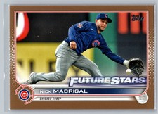 2022 Topps Nick Madrigal Gold #/2022 #466 Chicago Cubs