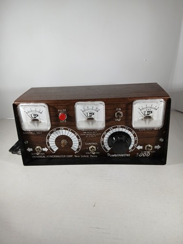 AS-IS Universal Power Master 5000 Multi-Control Train Transformer Powers Up