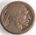 1916 S Buffalo Nickel - Old United States Five Cent Coin Restored Date Free Post