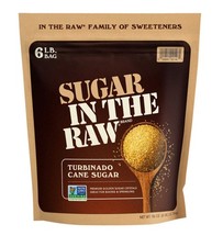 Sugar in the Raw Turbinado Cane Sugar, 6 lbs.