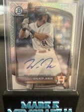 2025 Bowman Chrome Mega Box Walker Janek Prospect Auto Refractor #BMA-WJA Astros