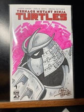 TMNT #1 SHREDDER EXCLUSIVE Full Color Cover Sketch By Chris Thorne | eBay US (Buy It Now)