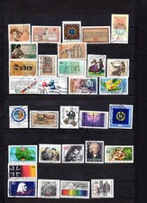 lot de 31 timbres Allemagne 1978 à 1987