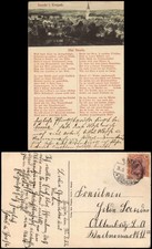 Ansichtskarte Sayda Totale - Gedicht Text Mei Saade 1922